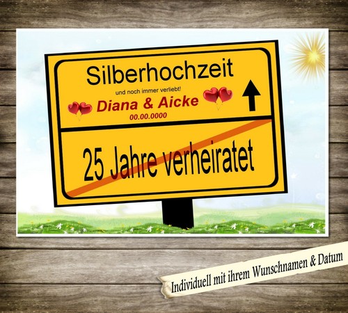 Schild geschenk individuell - schild,