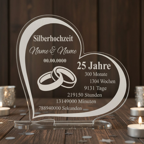 Geschenk silberhochzeit - geschenk,