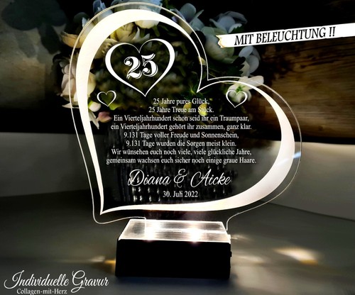 Geschenk silberhochzeit - geschenk,