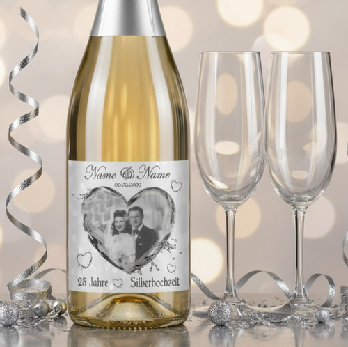 Flaschenetikett hochzeitstag - flaschenetikett,