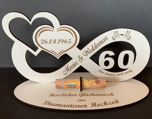 Geldgeschenk silber goldene - silber,